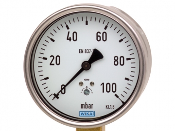 612.20膜盒式壓力表，銅合金材質