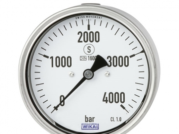 PG23HP-P波登管壓力表，不銹鋼材質