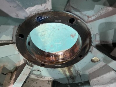 東元AECK 1300HP電機維修，更換軸、后端蓋、軸承